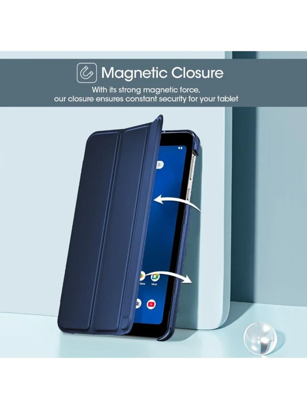 Stylish Navy Case for 7-Inch Core Tablet - Durable, Lightweight, Perfect Fit